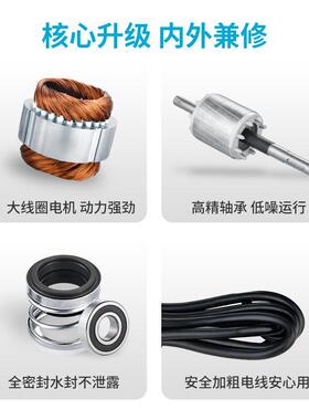 直流抽水泵家用电瓶车潜水电泵12v24v48v60v小型电X动农用抽水机