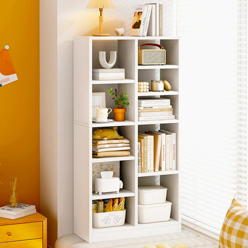 书架置物架落地飘窗柜阳台收纳柜子储物柜置物柜一体靠墙家用现货