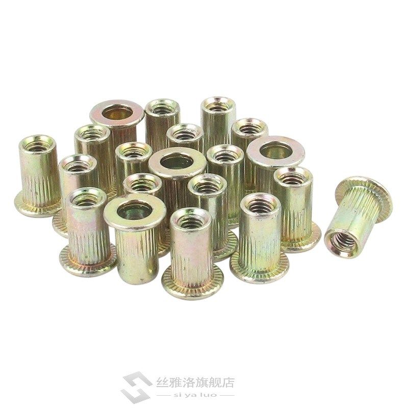20 pcs plain heads metric steel M3 rivet blind rivet nut ins