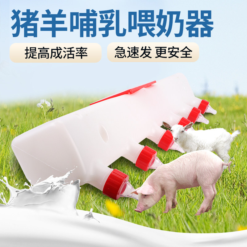 速发喂羊用小羊羔专用羔羊喂奶器神器哺乳机兽用仔猪多头奶瓶小猪