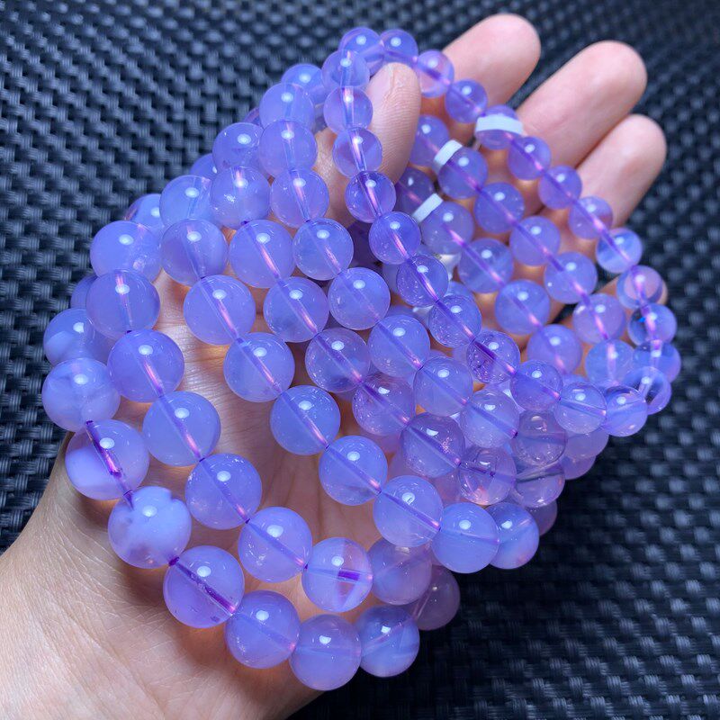天然紫玉晶冰种果冻感紫水晶手链女梦幻紫甜美饰品一物一图送礼物