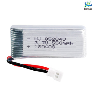 工厂3.7V 550mAh 852040锂电池523W四轴折叠飞行器无人机配件