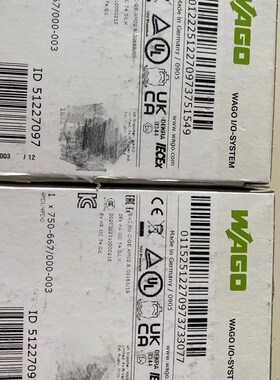 议价万可a输入输出模块750-662/000-003 750-667/000-003议价
