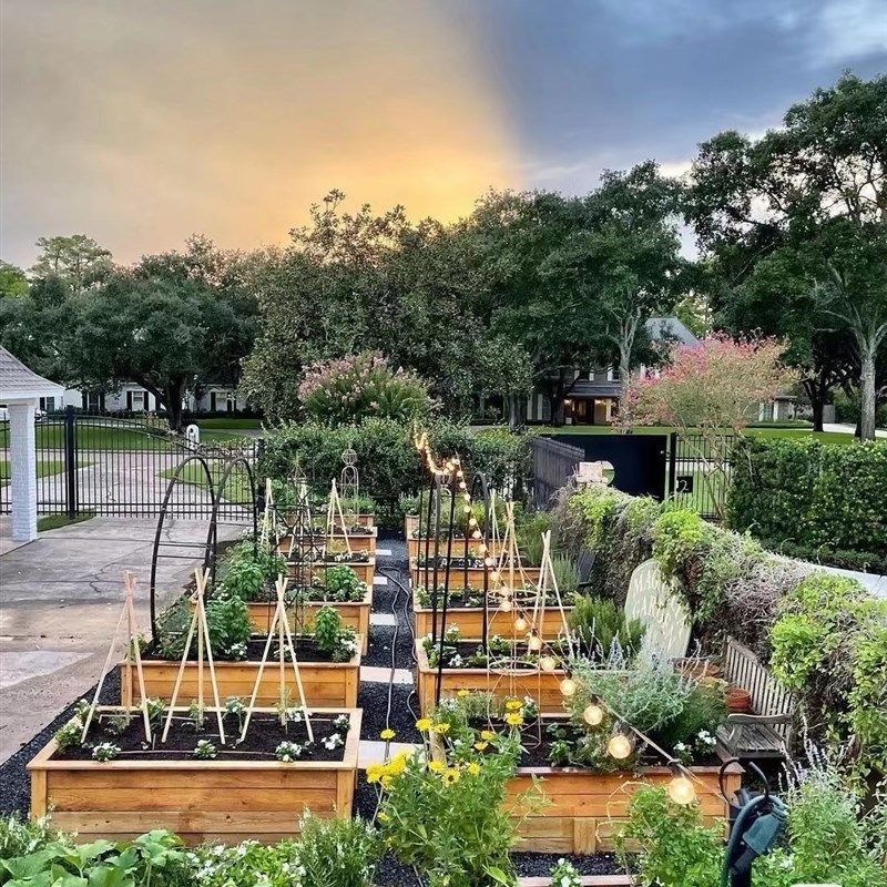 一米菜园家庭园台实木阳艺种x植箱户外房顶庭院花箱菜蔬户外种植