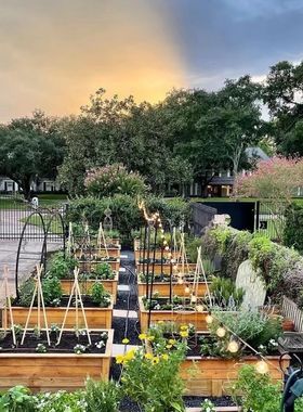 一米菜园家庭阳台实木园艺种植箱户外房顶庭院花R箱蔬菜户外种植
