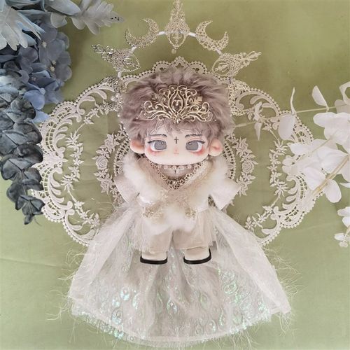 【现货】白羽棉花娃娃娃衣20cm长腿特体福瑞体胖胖体娃衣