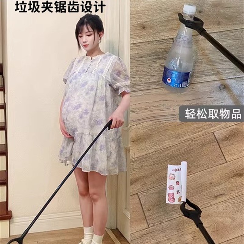 新品孕妇免弯腰夹l子可伸缩懒人捡东西神器加长垃圾拾物钳子老人