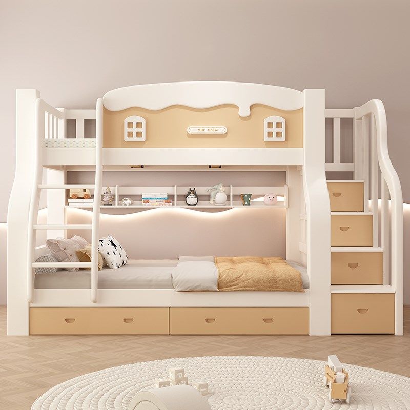 上下床双层床全实木高低床大人多功能小户型儿童上下铺木床子母床,住宅家具,高低/子母床,淘宝优惠券,粉丝福利购,淘宝优惠卷