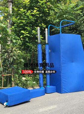 高档手摇升降式比赛气排球柱/网架 移动K式排球柱/沙滩排球架子