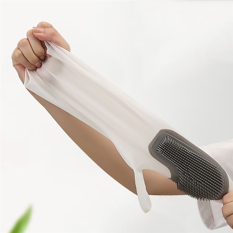 速发unction Rubber Scrub Gloves Kitchen Cleaning Household T