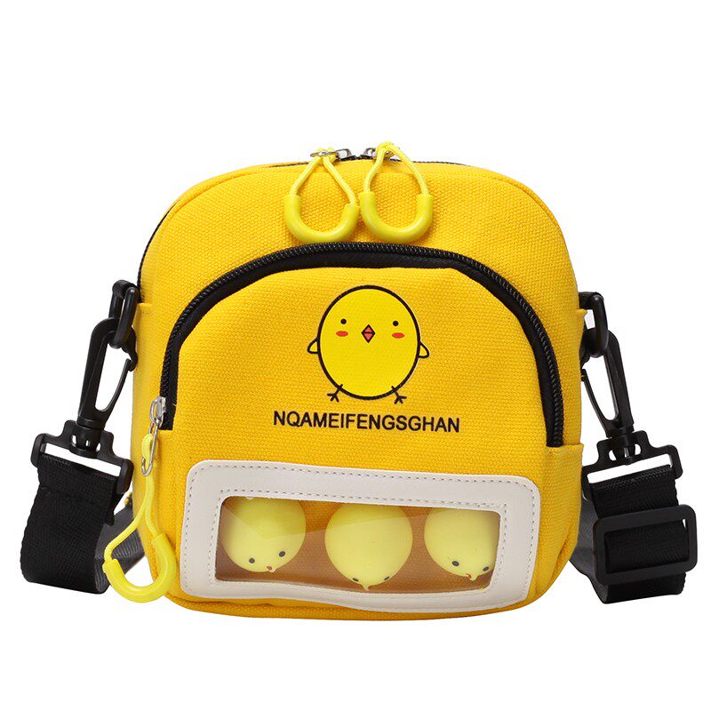 可爱帆布小包包女包2021新款时尚少女单肩包斜挎蹦迪包网红小布包