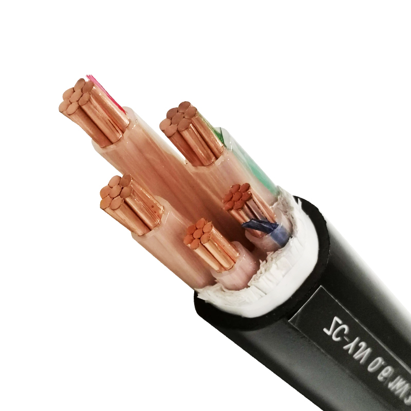 国标YJV铜电缆50/70/95/120/150平方优质无氧铜三相四线工程电缆