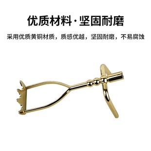 台球杆高档高架炮架杆器台球架杆器桌球架杆器铝合金金色通用耐用