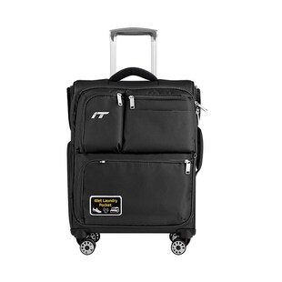 IT行李箱拉杆i旅行箱超轻连体多功能口袋登机箱超大容量软布箱