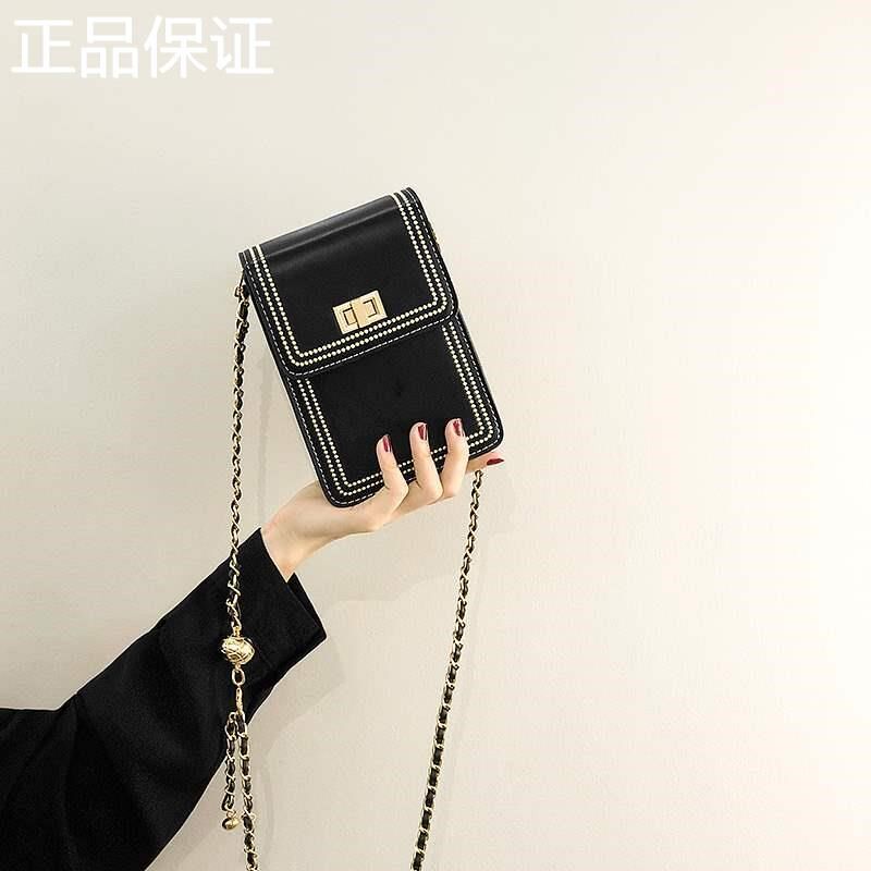 新品放小包包女手机百搭2024夏季新款潮小众链条斜挎小包高级感手