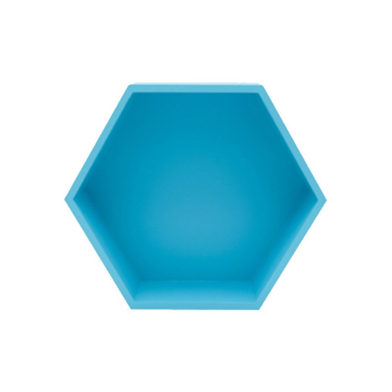 磁性免钉六e边形置物架可吸附软磁白板黑板墙贴装饰磁吸黑板创意