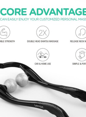 工厂销Neck Massager Shiatsu Deep Tissue Dual Trigger Po.int