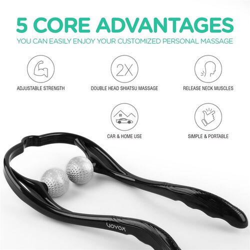工厂销Neck Massager Shiatsu Deep Tissue Dual Trigger Po.int
