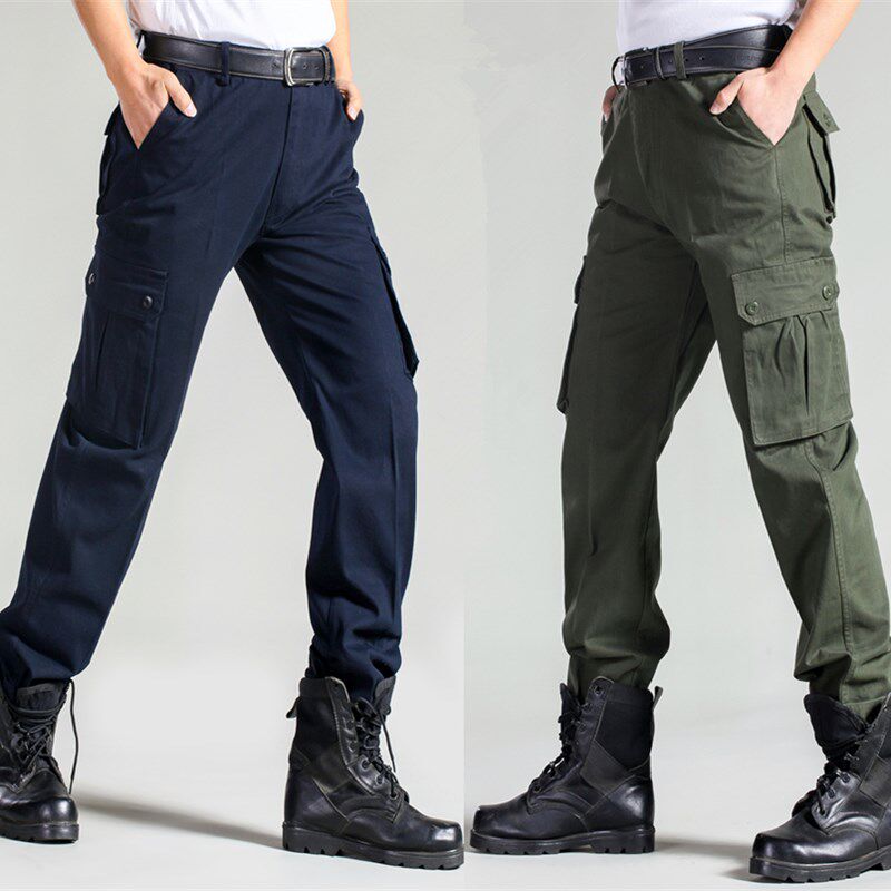工装裤男士下装宽松结实耐磨工作服工厂春秋劳保多口袋电焊裤,男装,工装制服,淘宝优惠券,粉丝福利购,淘宝优惠卷