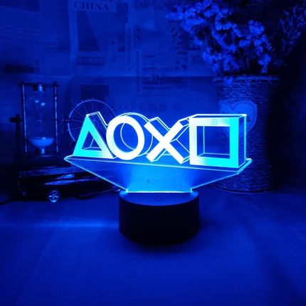 Gaming Room Desk Setup Lighting Decor LED Night Lamp on the