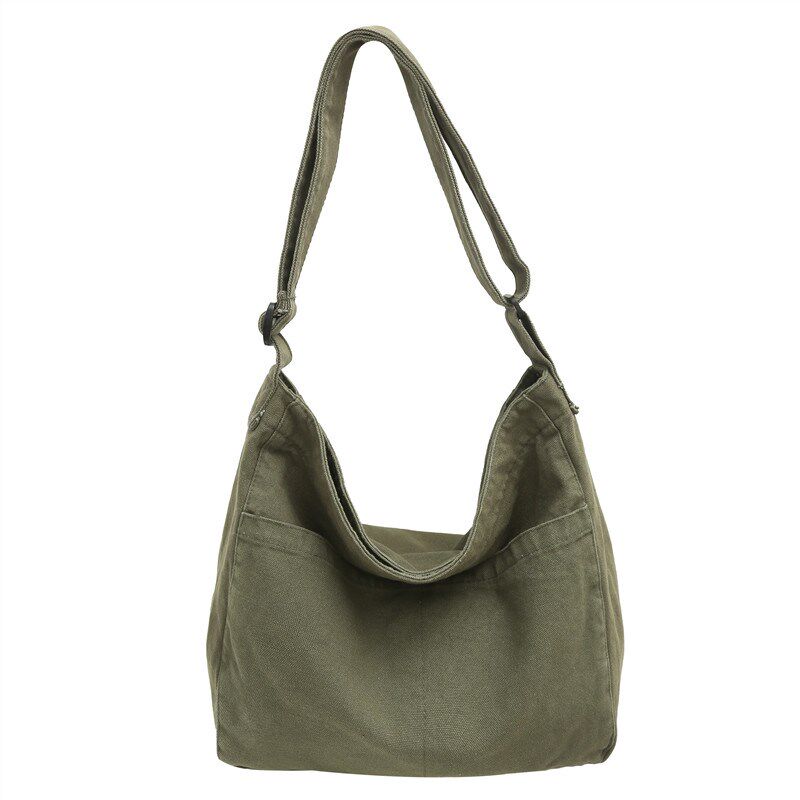 慵懒风大容量斜挎包男包休闲通勤包帆布包大学生上课手提包单肩包