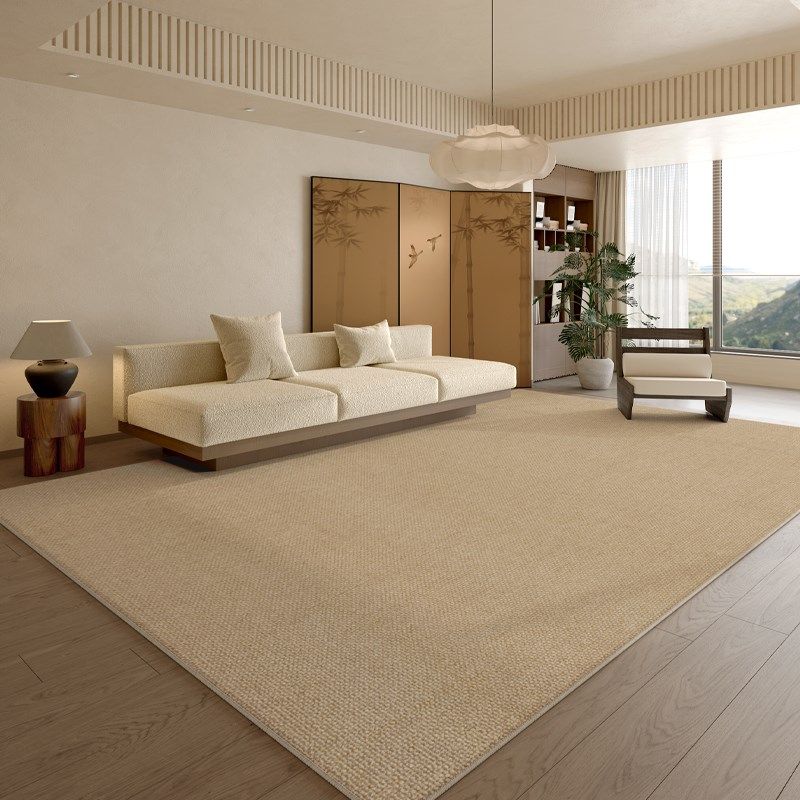 新中式地毯客厅茶室纯色高级沙发茶几耐脏免洗卧室地垫大面积全铺,居家布艺,地毯,淘宝优惠券,粉丝福利购,淘宝优惠卷