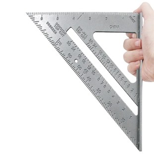 degree Mea Ruler 7inch Woodworking Trianglek Square