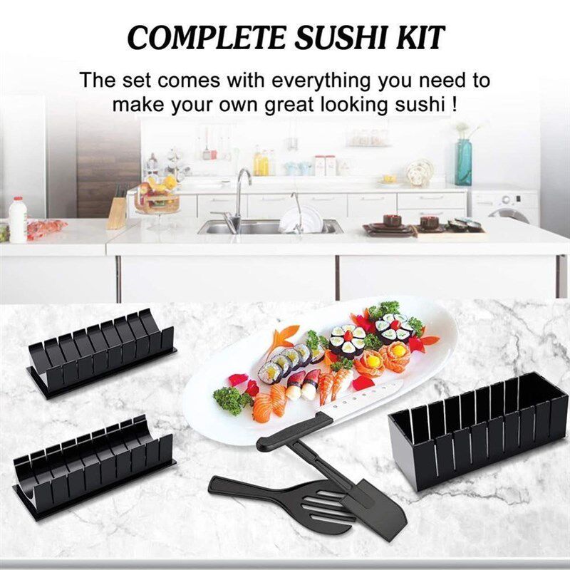 速发10 pcs/set sushi maker equipment kit,japanese rice cake