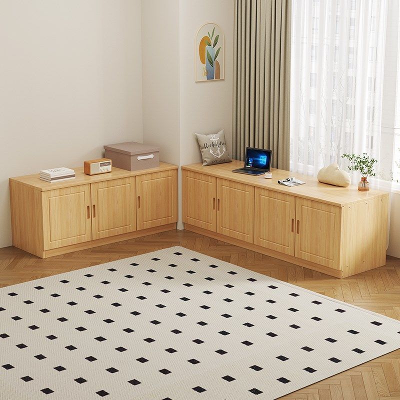 可定制实木飘窗柜阳n台储物柜收纳柜可坐落地窗台柜松木地柜矮柜,住宅家具,飘窗柜,淘宝优惠券,粉丝福利购,淘宝优惠卷