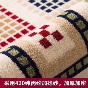 新品 家用加厚 美式 客厅地毯茶几毯奢华沙发垫卧室床边房V间欧式
