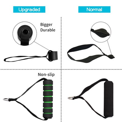 11pcs/set Fitness Resistance Tube Band Yoga Gym Stretch Pull