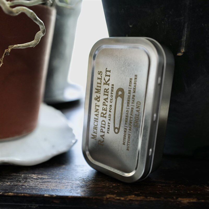 英国Merchant and mills缝补针线盒大约94mmx56mm外盒尺寸 现货