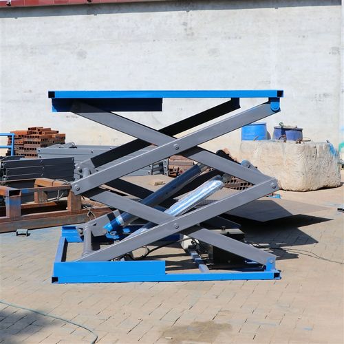 固定式电动液压升降平台220V80V电动液压剪叉式升降机2米