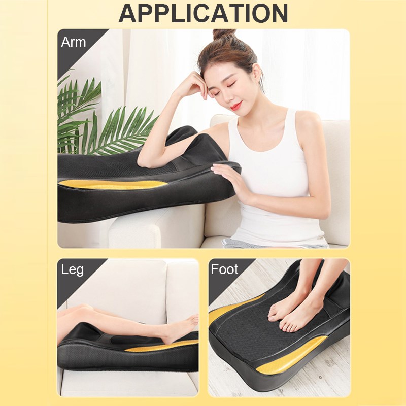 ltifunctionallE eutric MassageD Cushion Neck Shoclder Wai 个人护理/保健/按摩器材 矫姿提醒器 原图主图