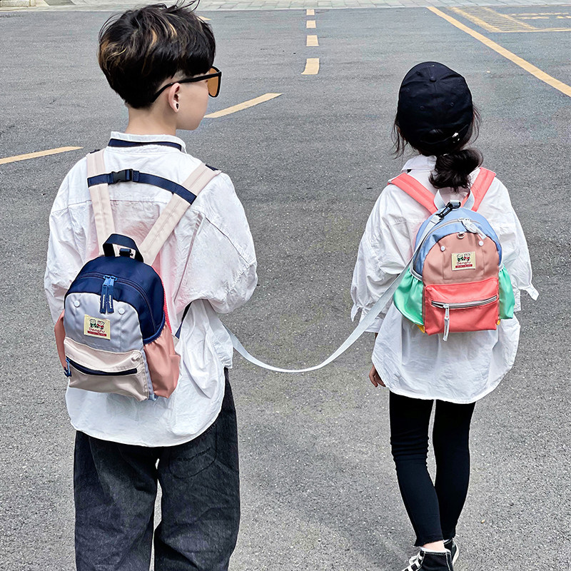 幼儿园小书包儿童轻便防走失男童双肩包男孩可爱出游女宝宝背包潮