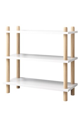 1A38实木微波炉移动架子 卧y室置物架落地多层厨房收纳架家用货架