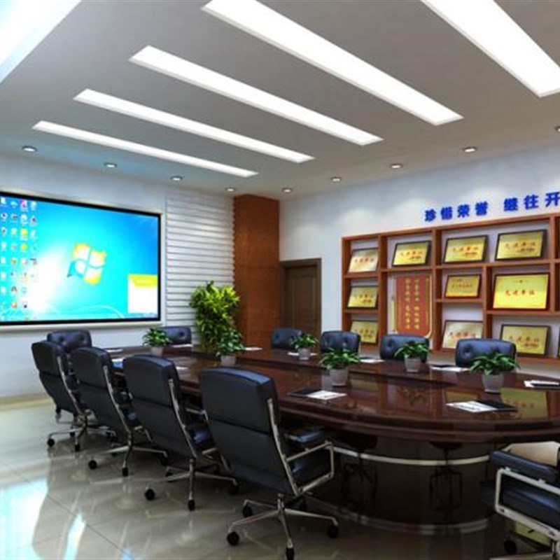 会议室设计效果图 会议室展板会议室设计会议室布U置多功能会议室