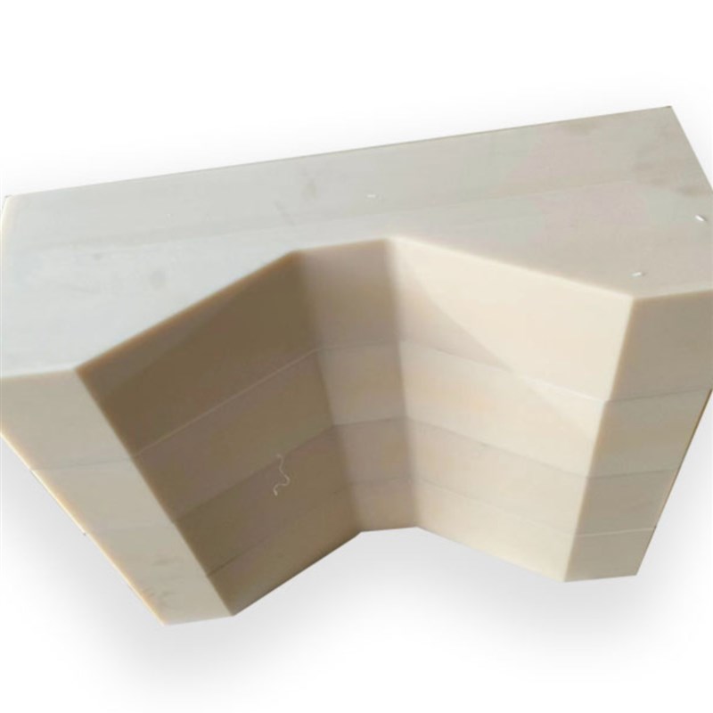 尼龙v型块板材PA66滑块耐磨条异型件塑料U型垫块支撑块限位块加工