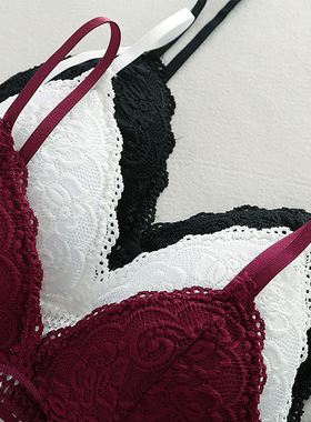 热销DeRuiLaDy Seamless Deep V Lace Bras For Women Wireless P