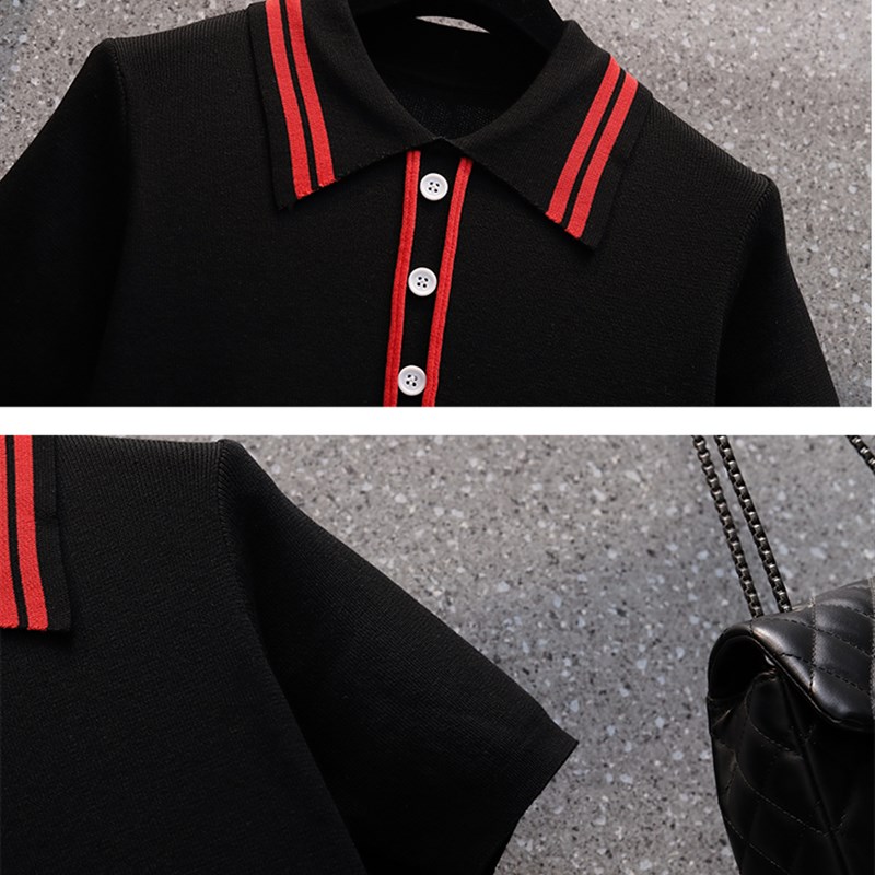 高尔夫球服装女士连衣裙2024春夏装短袖裙胖mm显瘦加大码运动裙子