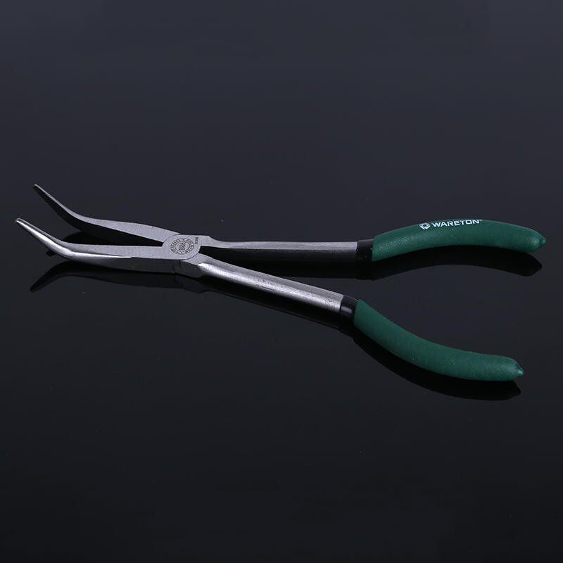 加长尖嘴钳弯嘴钳11寸超长弯头钳夹持钳长嘴钳子尖头钳尖咀钳子