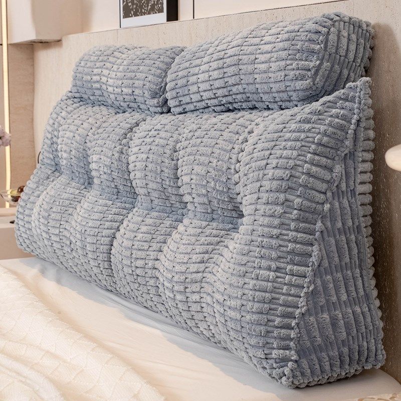 三角靠背床头防撞软垫靠枕护颈护腰靠垫床上玩手机榻榻米软包头枕,居家布艺,床头靠垫,淘宝优惠券,粉丝福利购,淘宝优惠卷