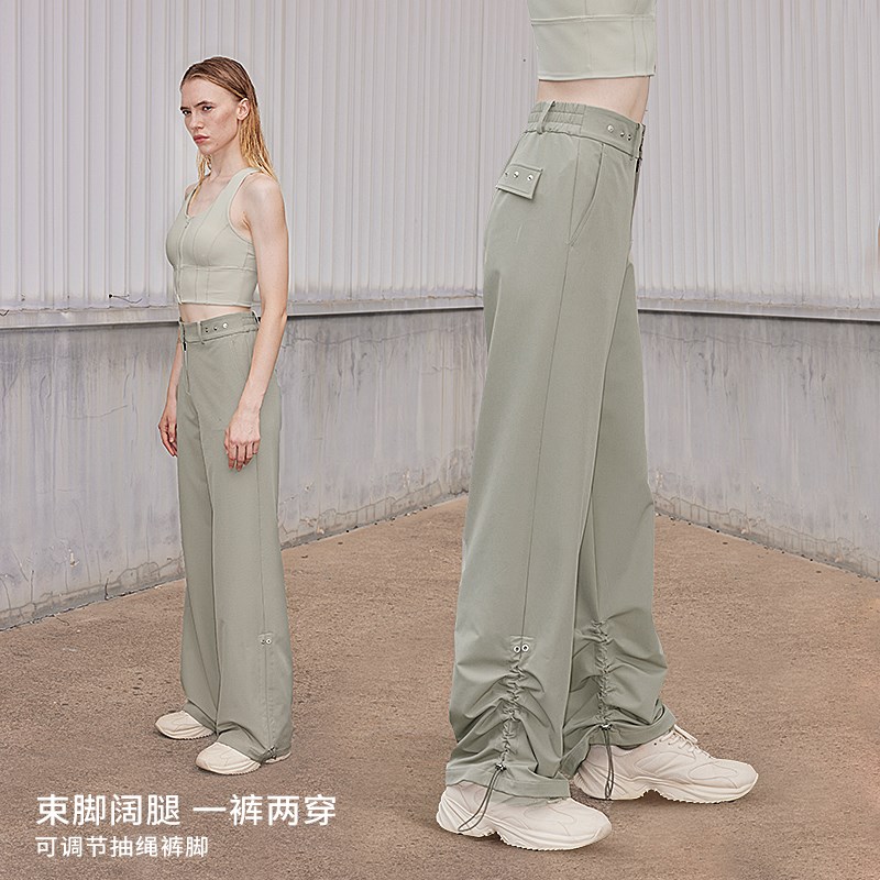 粒子狂热 | 户外工装裤秋冬女保暖升温防水拒污运动伞兵长裤PT067