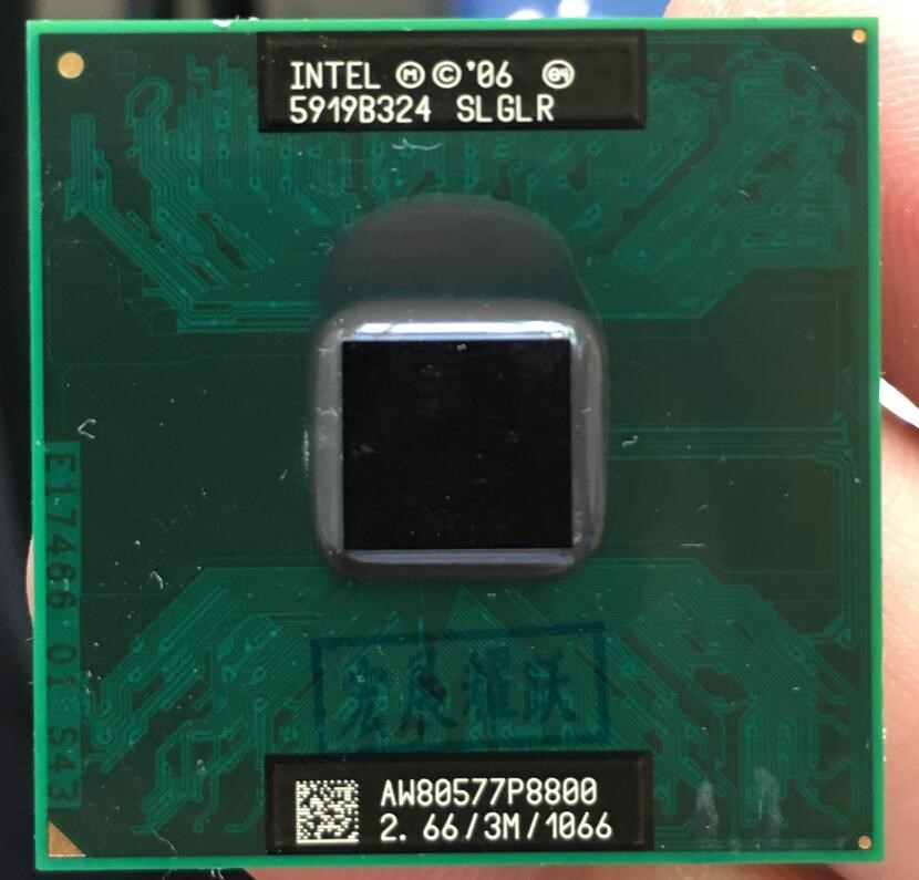 Core 2 Duo P8800 CP Laptop processor PGA 478 cpu work