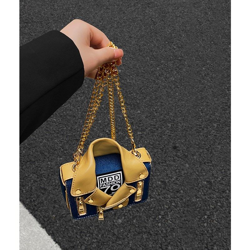 独特小众包包女夏2024新款时尚链条单肩斜挎包牛仔布爆款迷你小包,箱包皮具/热销女包/男包,通用款女包,淘宝优惠券,粉丝福利购,淘宝优惠卷
