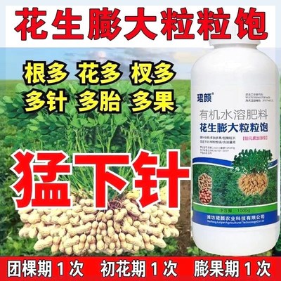 花生膨大粒粒饱花生专用膨大剂增产增收叶面肥快速大果花生粒粒饱