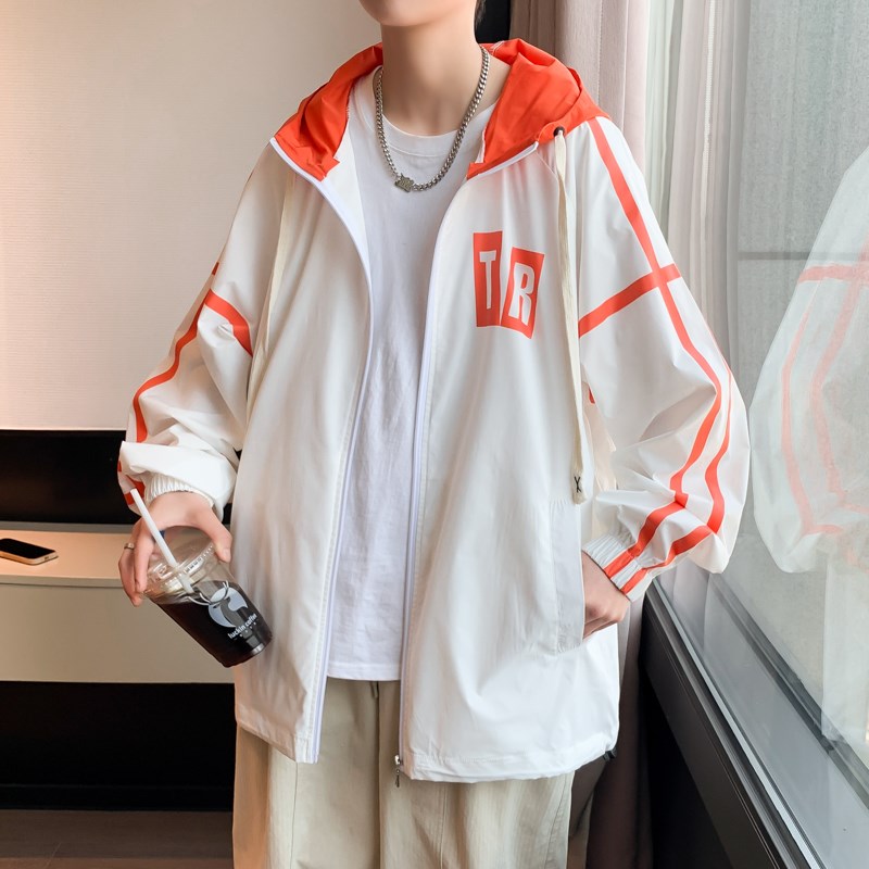 小众高货13初高中学生冰丝防晒衣12岁15男孩帅气夏装14大童薄款外