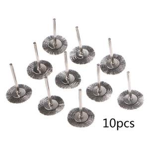 极速10pcs 22mm Platinum Blade Stainless Steel Wire Wheel Bru