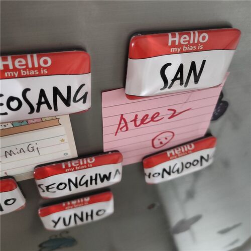 Kpop Ateez 3D Fridge magnets for decorative Note K-pop ATEEZ