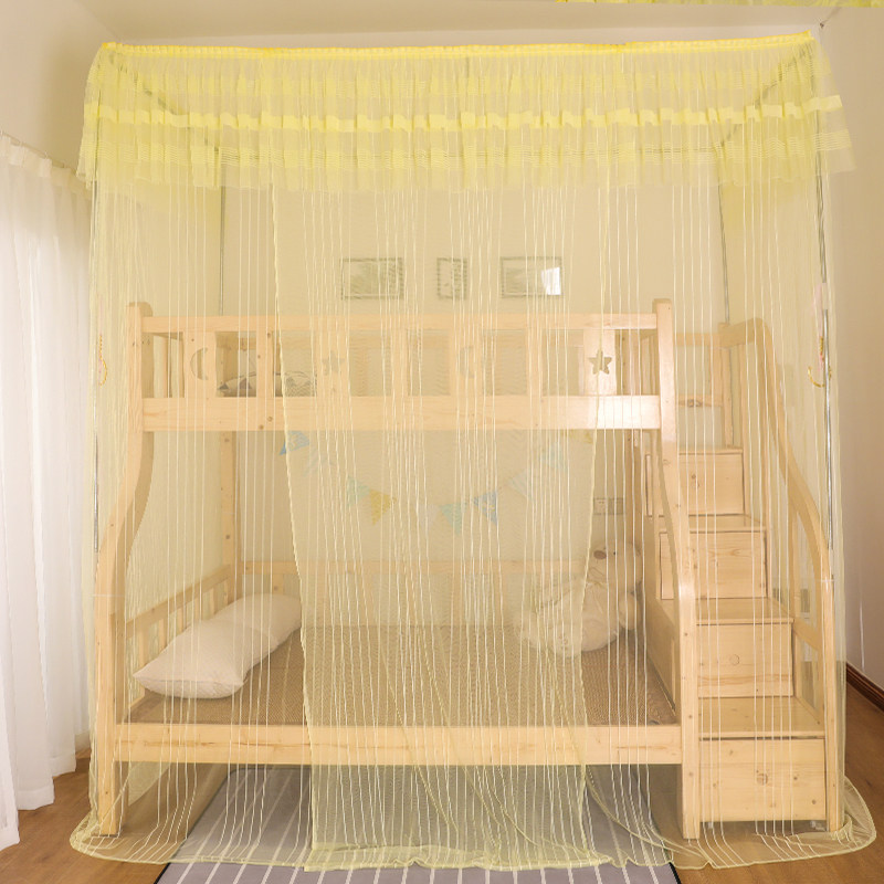 【含支架】双层床子母床儿童床蚊帐上下铺高低床一体1.2/1.5,床上用品,蚊帐,淘宝优惠券,粉丝福利购,淘宝优惠卷